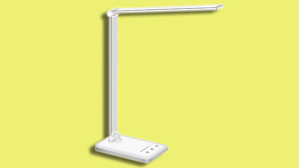 amazon, la lámpara de escritorio superventas en amazon, minimalista y con 50 ajustes de luz, marca precio mínimo histórico