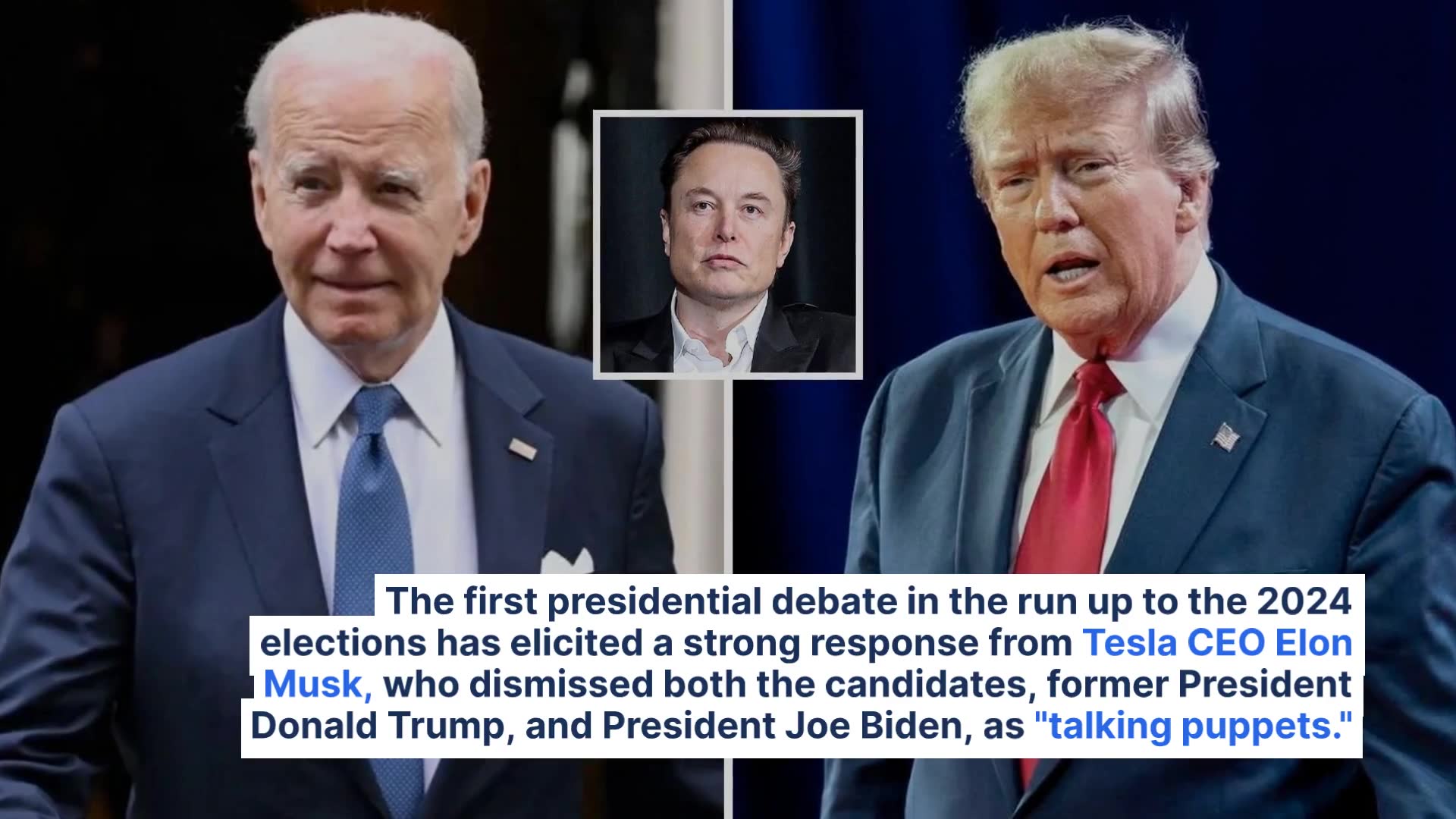 Elon Musk Says Trump-Biden Debate Was 'Setup For A Switch:' 'They're ...