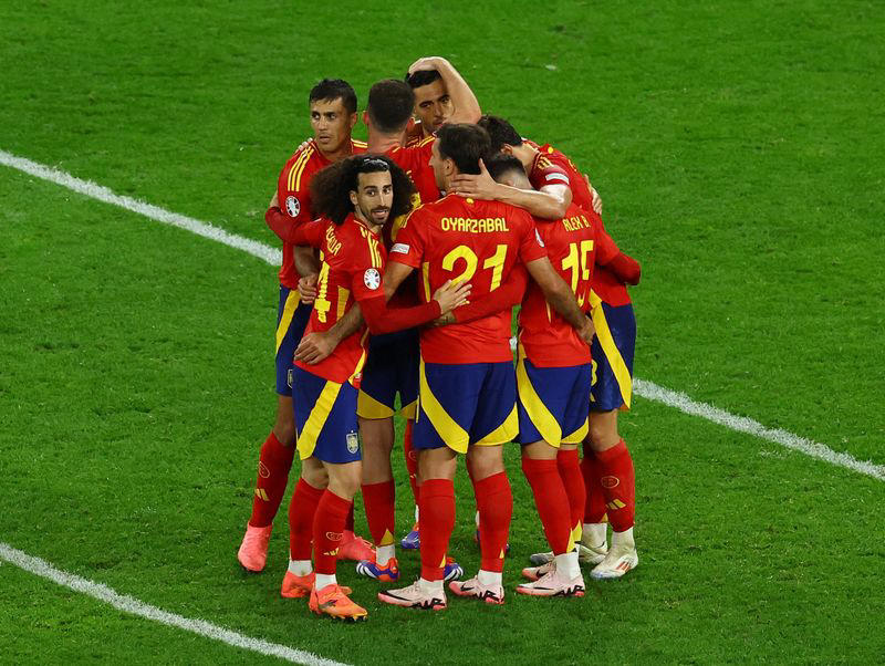 soccer-spain still going strong since tbilisi turnaround, georgia eye another shock