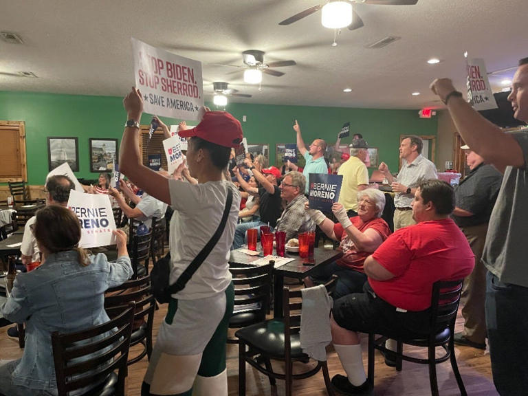 Local Republicans laugh at President Biden during debate with Donald Trump