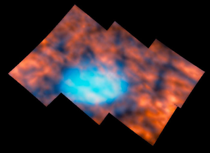 james webb space telescope spies strange shapes above jupiter's great red spot