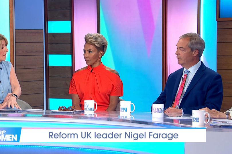 itv loose women viewers slam show as nigel farage is grilled amid racism and homophobia storm