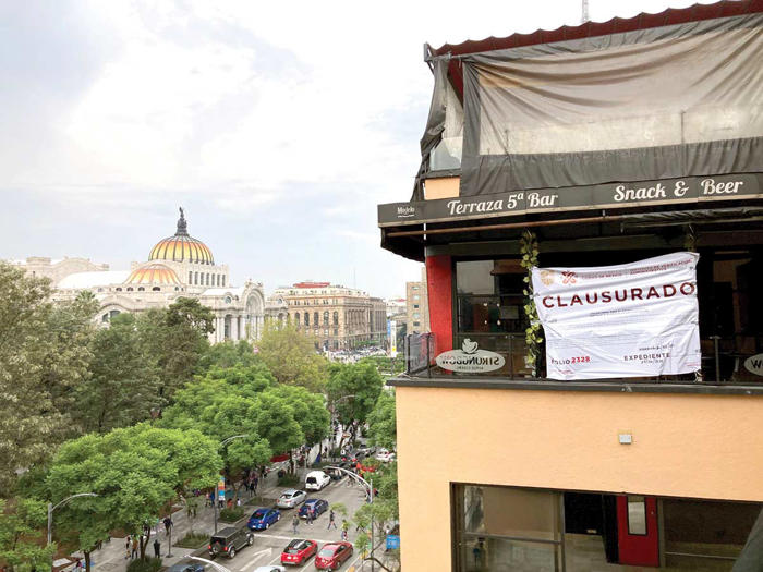 clausuraron tres bares en avenida juárez, en la colonia centro