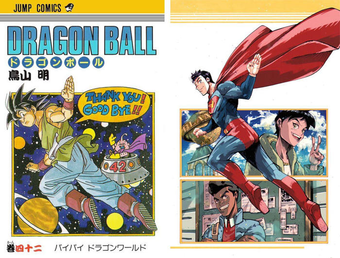 así es el emotivo homenaje de superman a ‘dragon ball’ en memoria de akira toriyama