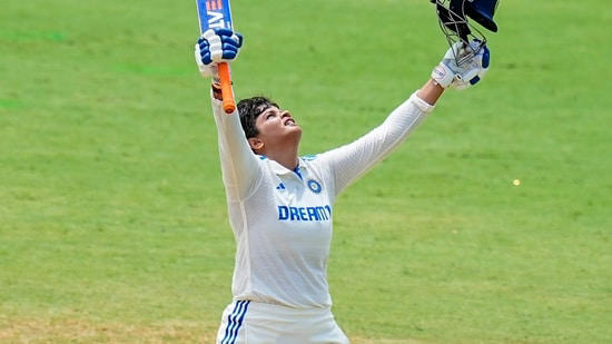 shafali verma breaks record for fastest double century in women's tests, becomes second indian to breach 200-run mark