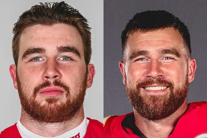 travis kelce looks fresh faced in 'year 1' photo shared from kansas city chiefs ‘archives’