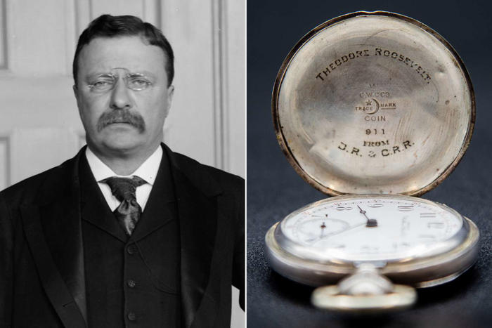 amazon, theodore roosevelt’s 126-year-old pocket watch returned home 37 years after it was stolen