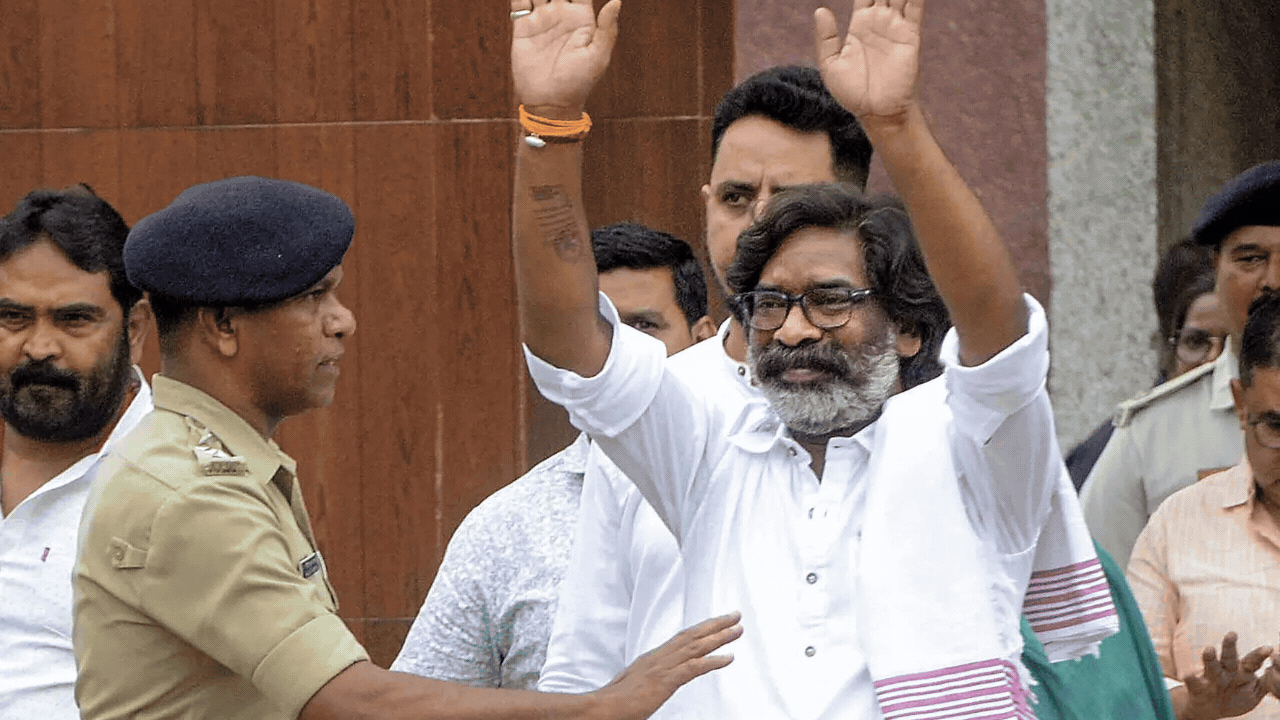'will finish the task i started': hemant soren after release from jail