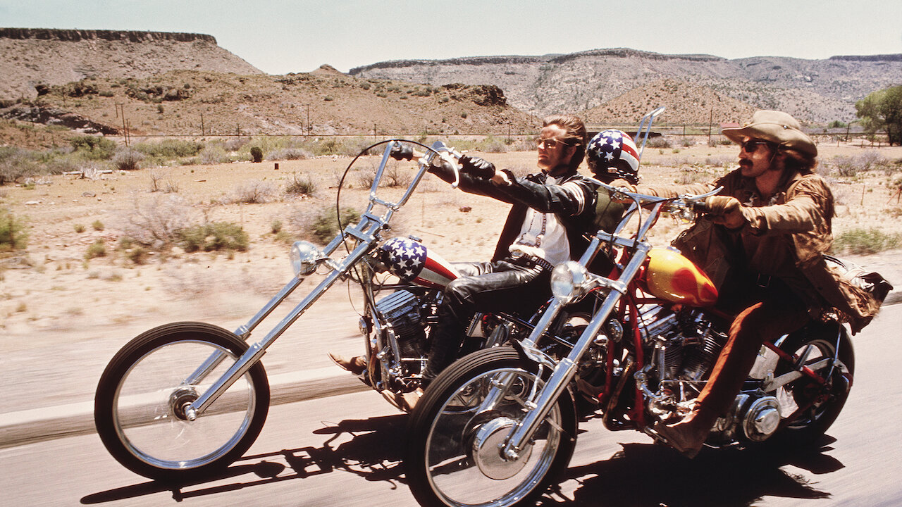 <p>A classic in the road trip genre, this film follows two bikers as they travel through the American South and Southwest. Their journey explores the counterculture of the 1960s and remains a timeless tale of freedom and rebellion.</p>