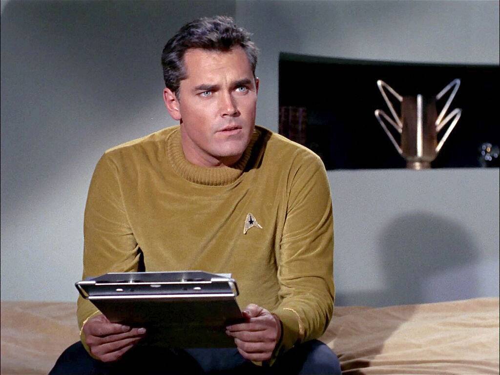 <p>The original pilot for<i> Star Trek</i>, featuring Captain Christopher Pike, was rejected by NBC. </p> <p>Leonard Nimoy's portrayal of Spock was the only character retained for the second pilot, which introduced Captain Kirk, with William Shatner as the lead role. Jeffrey Hunter played the role of Pike in the initial pilot but did not continue with the series. </p>