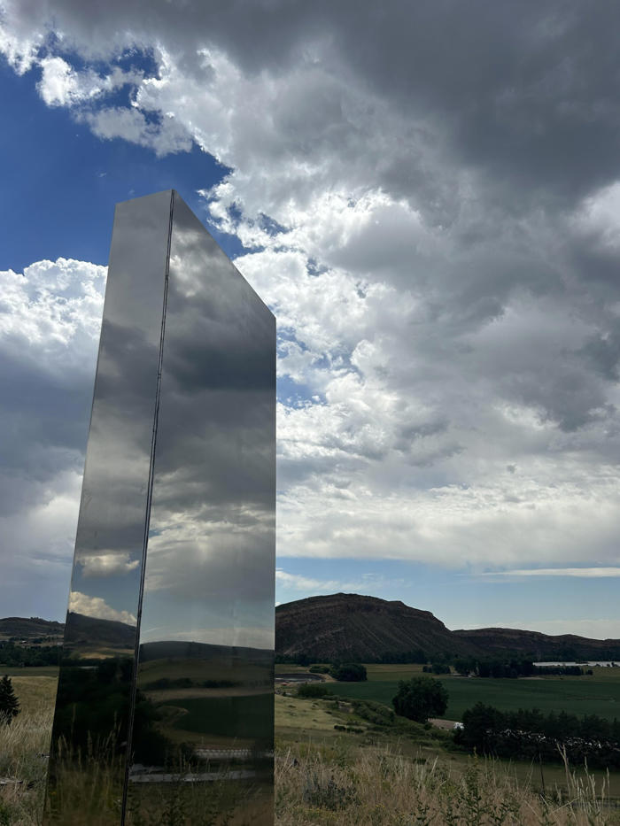 another 'alien' monolith mysteriously appears on top of a hill