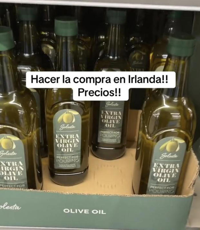 un español enseña los precios de un aldi en irlanda: llega al aceite de oliva y hay lío