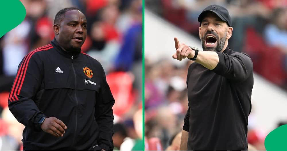 benni mccarthy will be replaced in the manchester united coaching staff by former striker ruud van nistelrooy