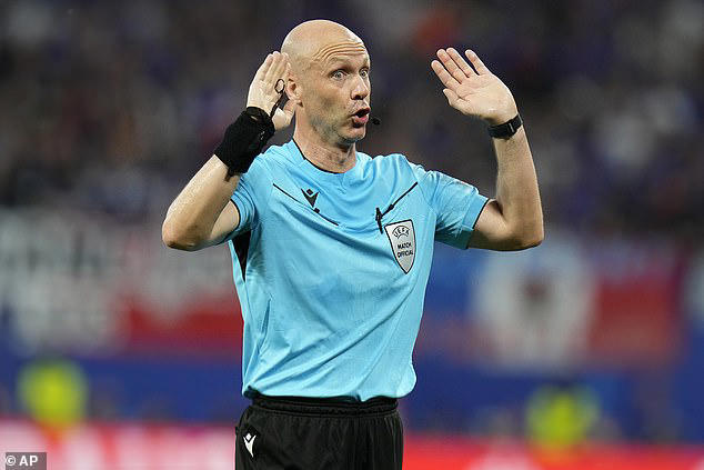 uefa make official ruling on anthony taylor and stuart attwell after the premier league referees controversially ruled out a would-be winner for the netherlands against france