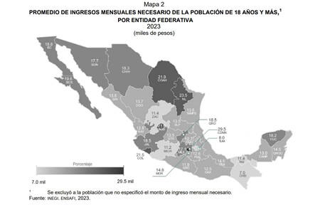 cuánto dinero necesitan los mexicanos al mes para vivir: el inegi responde