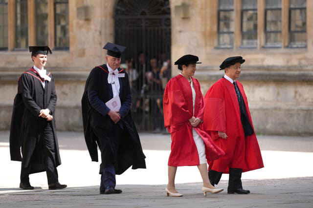 japanese empress given honorary degree by oxford university