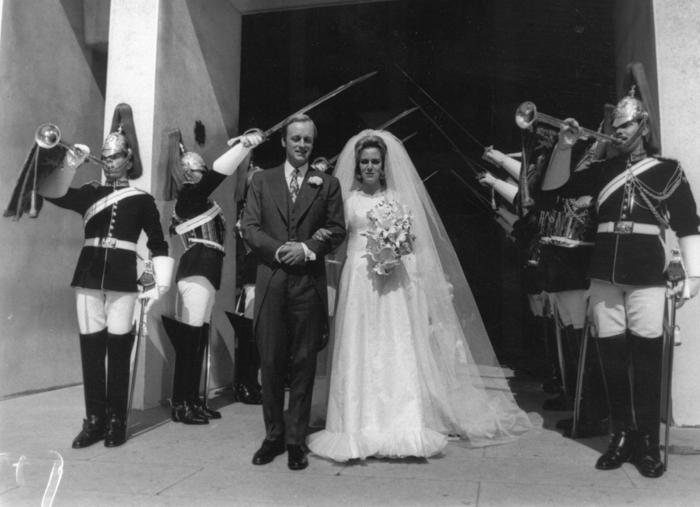 a look back at queen camilla's first wedding dress: the ceremony and more details