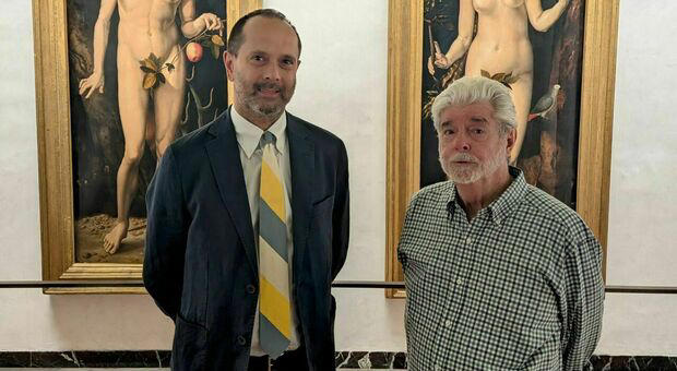 george lucas agli uffizi, il papà di star wars visita a sorpresa il museo: «adoro il rinascimento»