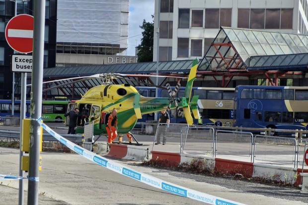 Latest after man hospitalised in Swindon bus station incident