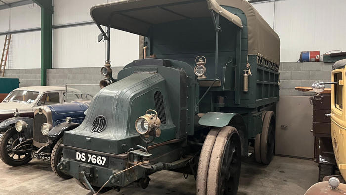 vintage farm and military vehicles up for auction