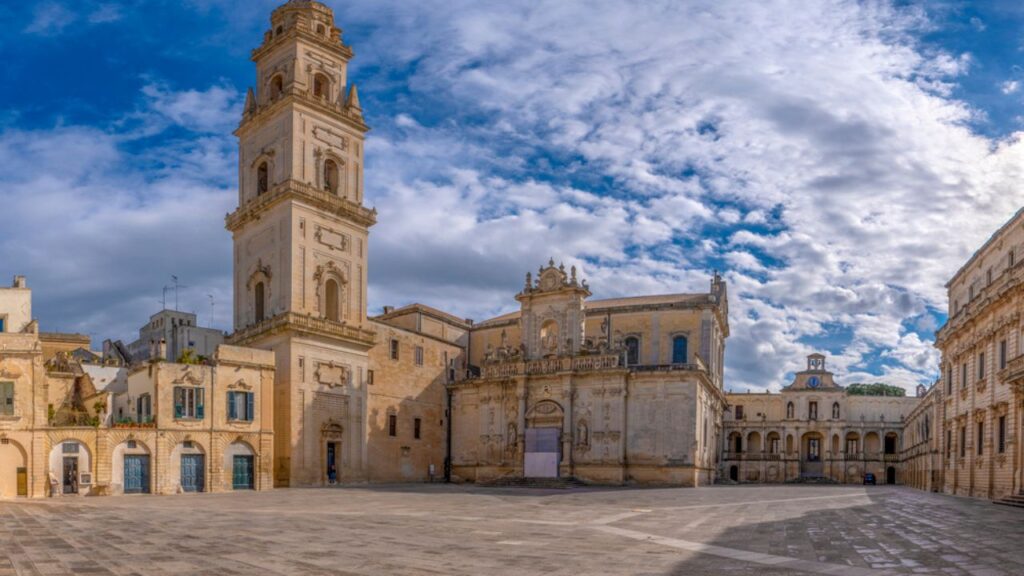 <p>Another stunning city in Italy you should not miss is Lecce. It is full of Baroque architecture, like the Palazzo dei Celestini, Basilica of Santa Croce, and Chiesa dei Santi Niccolò e Cataldo. These old buildings, with their intricate decorative elements and carvings, make you feel like you’re in another era. </p><p>If you are social and love being in a crowd, don’t miss the evening Passeggiata — an Italian tradition that involves strolling around 5 p.m. and 8 p.m. Besides the socialization activities and Baroque buildings, you can enjoy the city’s nearby coastal towns like Otranto. It is only a 40-minute drive from the southeast of Leece, where you can enjoy stunning beaches and take pictures of the Aragonese Castle.</p>