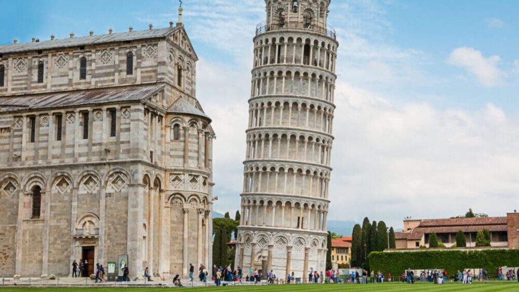 <p>Everybody knows Pisa. If that doesn’t ring a bell for you, just think of the leaning Tower of Pisa, and you’ll get it. Many globetrotters take funny pictures of the tower, and you should too.</p><p>Besides that, walk along the lovely streets, along the river, and the Piazza dei Miracoli — one of the most beautiful squares in the world and is deemed as one of the UNESCO Heritage Sites. If you’re into shopping, you can shop till you drop by the Borgo Stretto district.</p>
