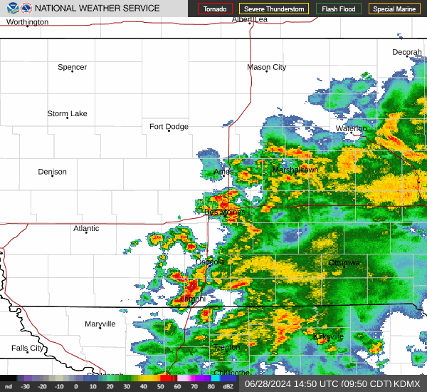 Severe weather in Iowa Friday evening may cool down temperatures for the weekend