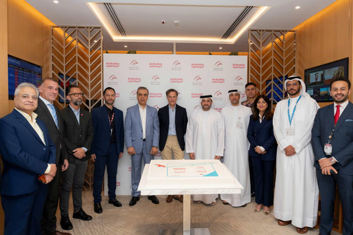 sharjah airport, air arabia inaugurate first direct flight to athens international airport