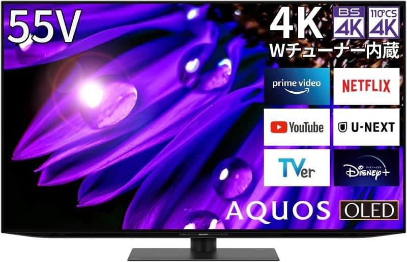 amazon, シャープの4kテレビ「aquos」2022年モデル2種（55v型・70v型）がamazonにてお買い得！