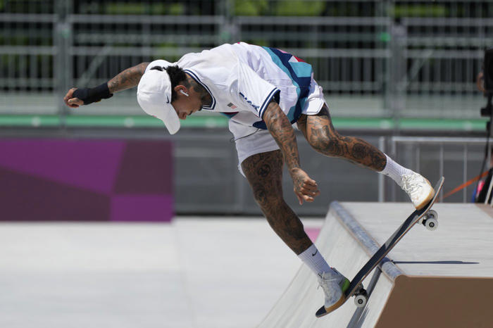 after tokyo setback and knee surgery, nyjah huston is growing up as he skates toward paris olympics
