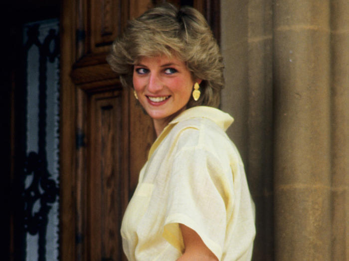 how princess diana styled the trouser trend that's come roaring back into style