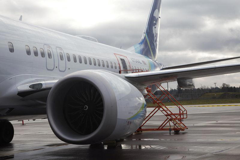 alaska air returns 737 max 9 involved in mid-air blowout to boeing