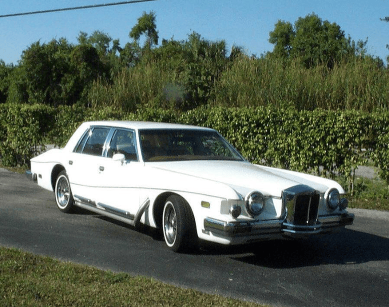 The Exterior of the 1987 Stutz IV Porte