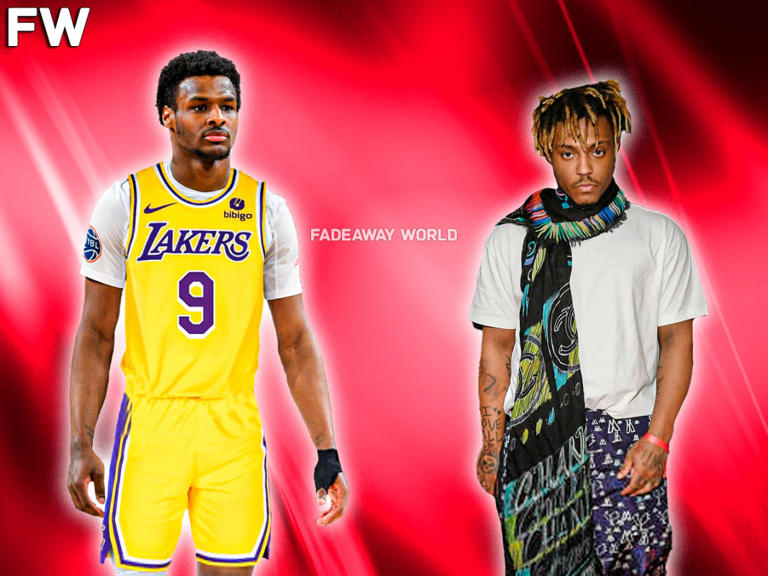 bronny-james-pays-homage-to-juice-wrld-by-wearing-no-9-for-the-lakers