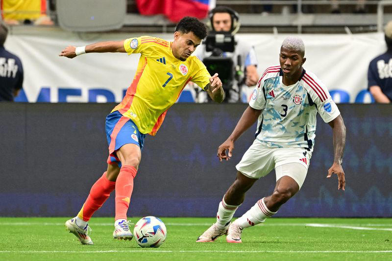 soccer-colombia beat costa rica 3-0 to book spot in copa america knock-outs