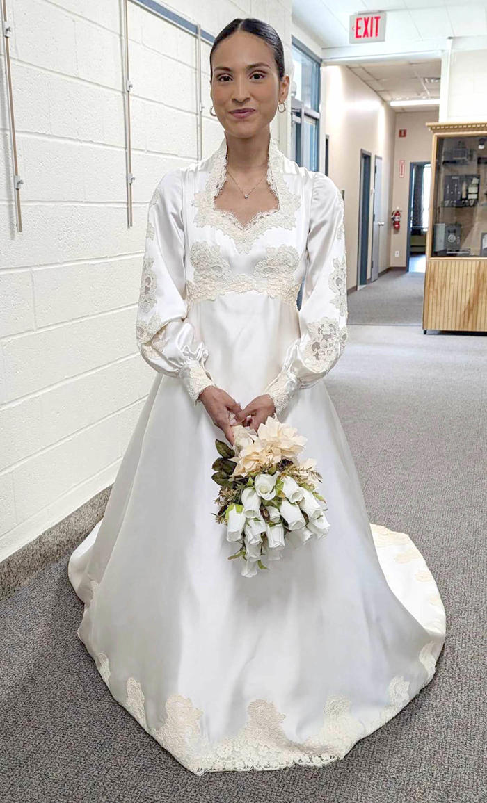 need a wedding dress? this librarian has 100 — and she lends them out for free