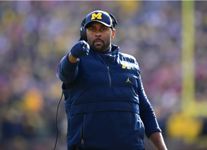 michigan coach sherrone moore thanked nick saban for a sincere compliment that caught his attention recently