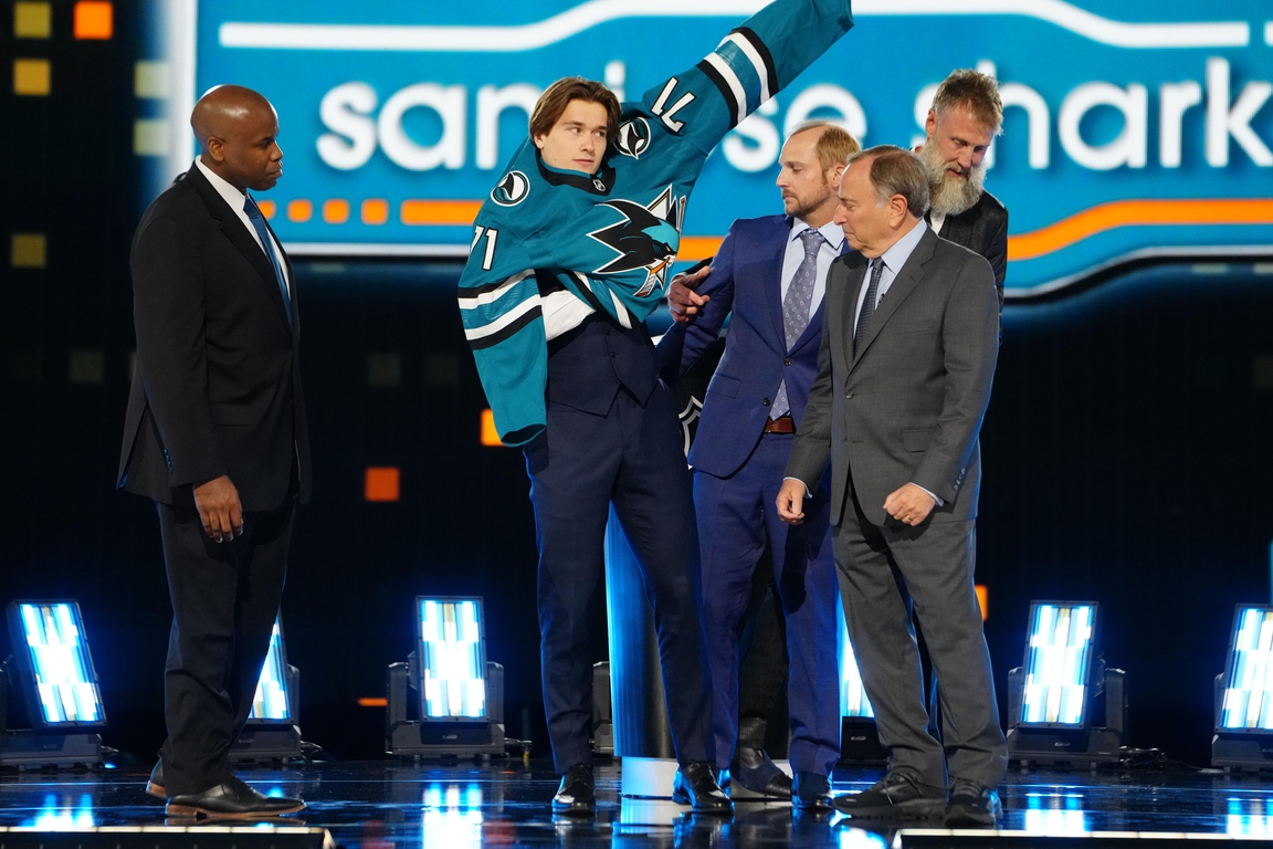 Macklin Celebrini Selected No. 1 Overall By Sharks In 2024 NHL Draft