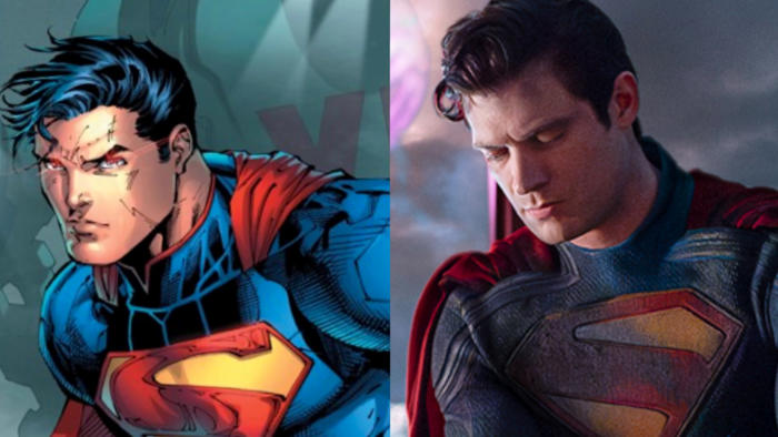5 ways the new superman movie costume blends details from over 80 years of comic book history, all the way back to 1938's action comics #1