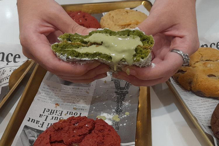 icip cookies lumer viral di grand indonesia, isinya tumpah-tumpah
