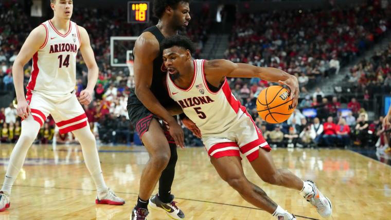 espn projects three arizona players taken in first round of 2025 nba mock draft