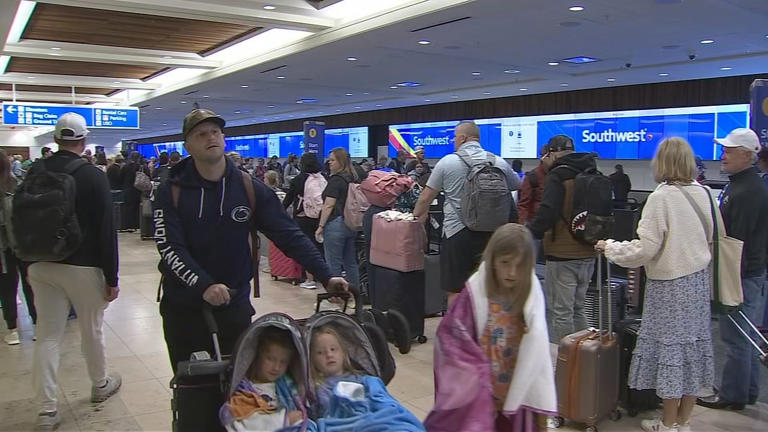 Southwest Airlines reported several cancellations in Orlando on Sunday.