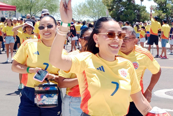 otra vez la “marea amarilla”: hinchas colombianos siguen impresionado en la copa américa