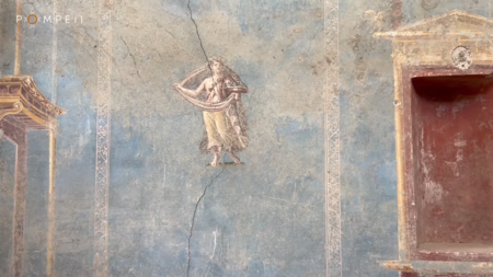 2,000 años después, pompeya sigue mostrando cosas sorprendentes: la última es una habitación azul para usos desconocidos
