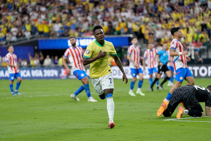 despierta vinicius junior: brasil golea a paraguay y lo elimina de la copa américa