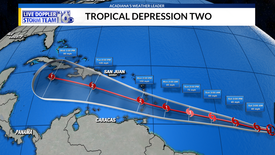 Tropical Storm Beryl Forms In The Atlantic Ocean