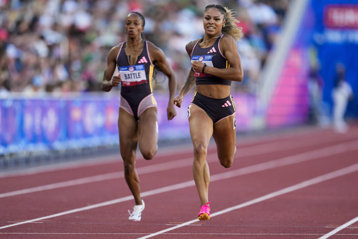 sprinter mckenzie long advances to final of 200 meters at olympic trials with mom in her heart