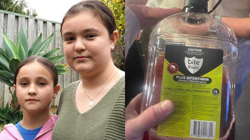 authorities investigate claims perth restaurant gave children citronella liquid, not cranberry juice