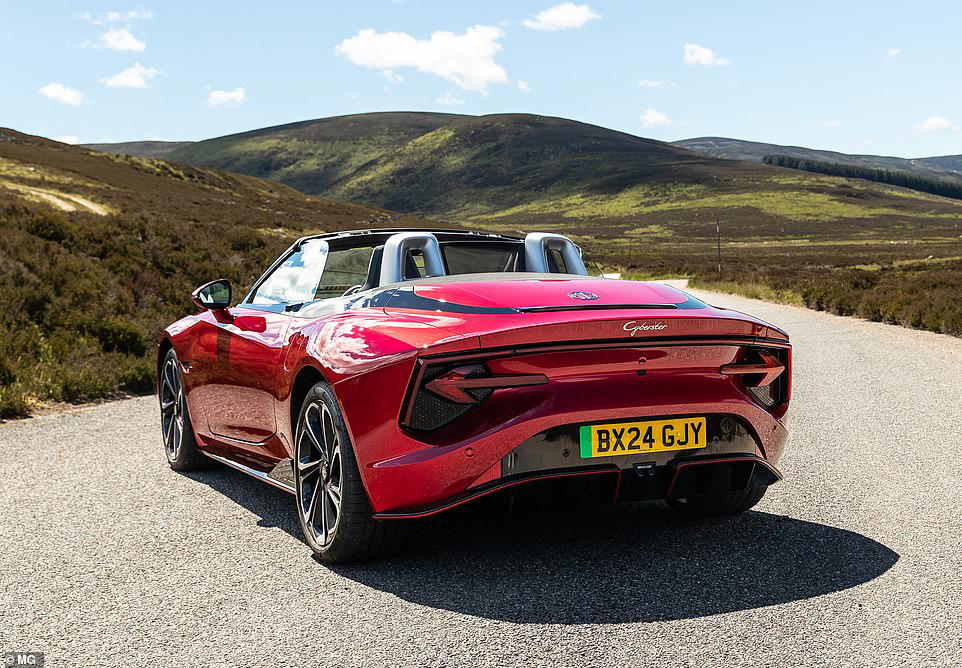 mg cyberster review - convertible ev costs £60k and is fun to drive
