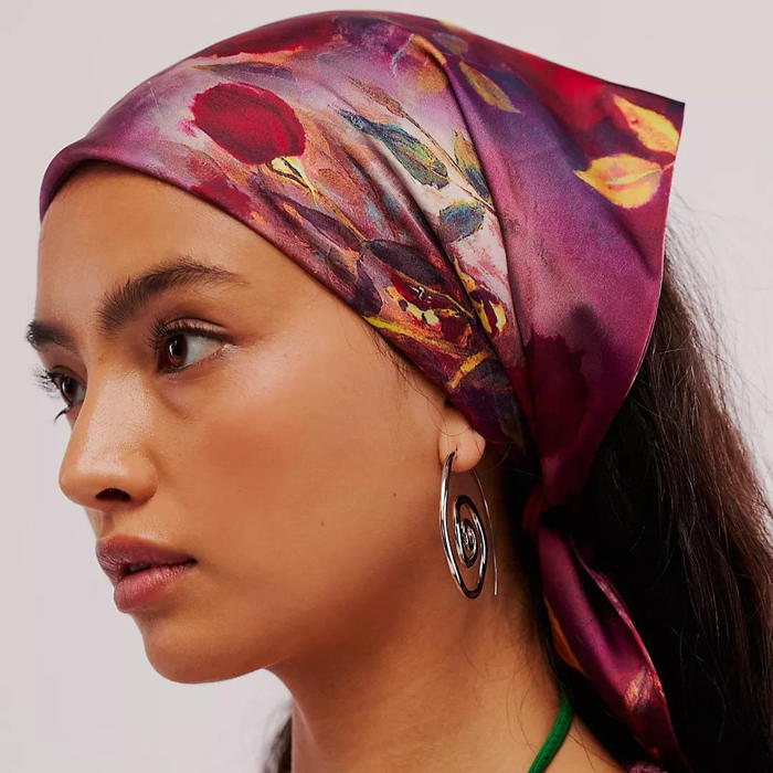 it’s official, a silk headscarf is summer's new must-have accessory